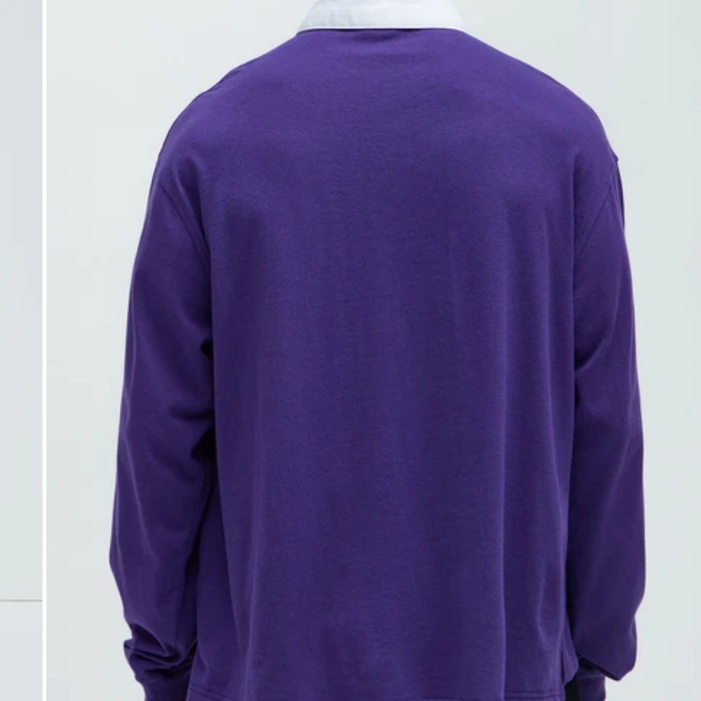 ❌SOLD❌ Lakers NWT! Flanker Long Sleeve Polo - Purple - Picture 2 of 2
